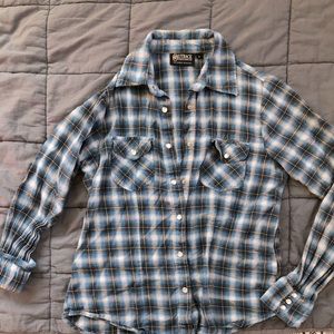 Pearl Snap Button Down Flannel